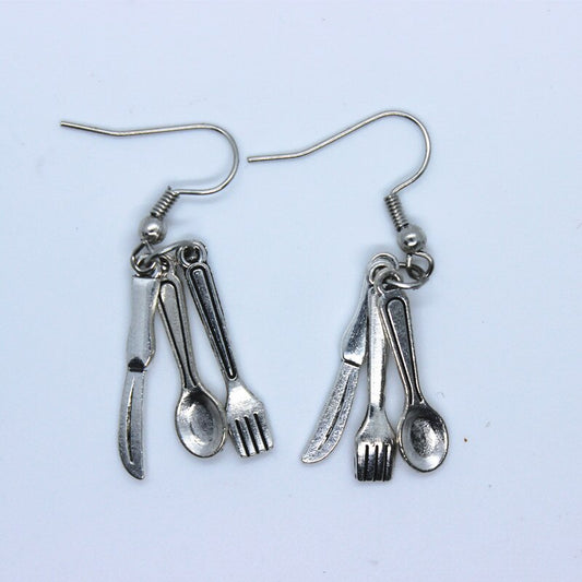 Utensil Earrings