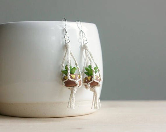 Hanging Plant Earrings